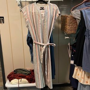 Jones New York Linen Midi Dress